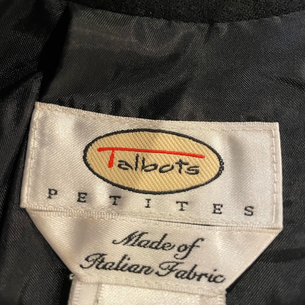 Talbots Black and Off-White Pencil Skirt, Size 10 - Picture 6 of 9